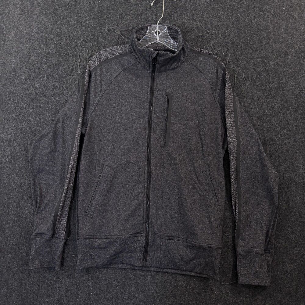 Lululemon Kung Fu II Jacket Men's Small Gray Full Zip Running Pockets